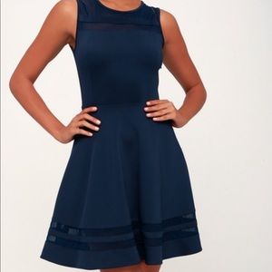 Navy dress